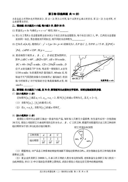 佛山市2017屆高三4月教學(xué)質(zhì)量檢測（二）數(shù)學(xué)（理）試題與數(shù)理教學(xué)器材應(yīng)用探討